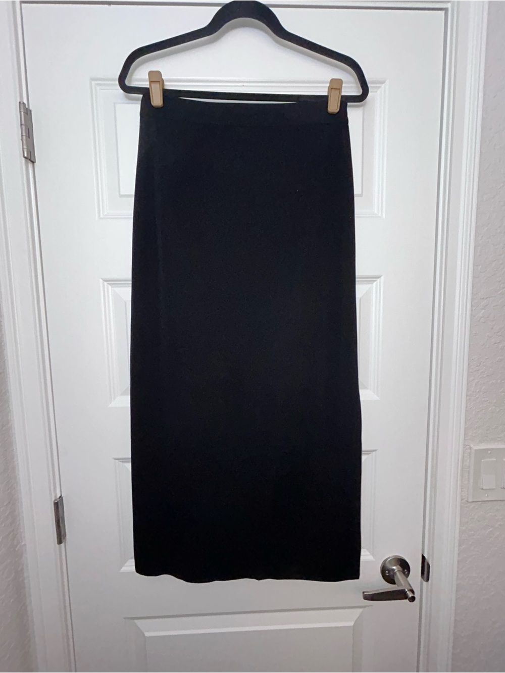 Exclusively MISOOK Pull On Long Pencil Maxi Knit Skirt